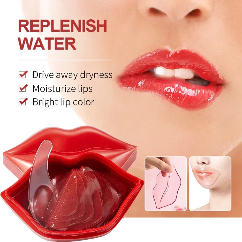 Vitamin C Moisturizing Skincare Lip Mask Reducing Lip Wrinkles Repair Skin Lip Patches Face Care Masks Recreate Sexy Lips