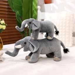 New Cute Cartoon Elephant Plush Toy Kawaii White Elephant Plush Doll Soft Lovely Stuffed Pillow Doll Birthday Festival Gift