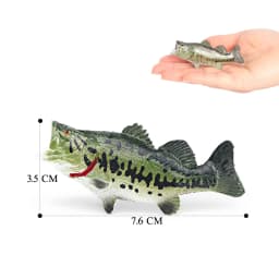  Realistic Catfish Perch Tilapia Angelfish Crucian Carp Freshwater Fish Model Action Figure Decoration Educational Toys For Kid