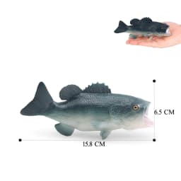  Realistic Catfish Perch Tilapia Angelfish Crucian Carp Freshwater Fish Model Action Figure Decoration Educational Toys For Kid