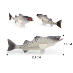  Realistic Catfish Perch Tilapia Angelfish Crucian Carp Freshwater Fish Model Action Figure Decoration Educational Toys For Kid
