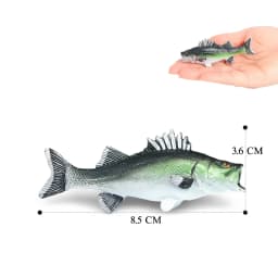  Realistic Catfish Perch Tilapia Angelfish Crucian Carp Freshwater Fish Model Action Figure Decoration Educational Toys For Kid