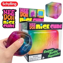 Schylling NeeDoh Rainbow Cube Squishy Blind Box Toy CubeStress Relief Fingertip Release Toy Sensory Stress Reliever Toy