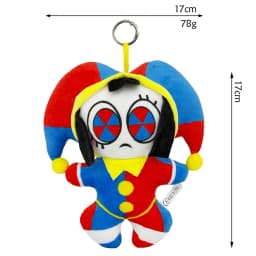20cm Plush Pendant The Amazing Digital Circus Caine Plush Toys Jax Rabbit Anime Peripherals Plush Keychain Decor Ornaments Gift