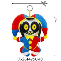 20cm Plush Pendant The Amazing Digital Circus Caine Plush Toys Jax Rabbit Anime Peripherals Plush Keychain Decor Ornaments Gift