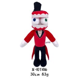 20cm Plush Pendant The Amazing Digital Circus Caine Plush Toys Jax Rabbit Anime Peripherals Plush Keychain Decor Ornaments Gift