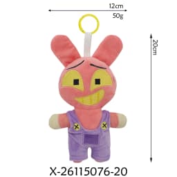 20cm Plush Pendant The Amazing Digital Circus Caine Plush Toys Jax Rabbit Anime Peripherals Plush Keychain Decor Ornaments Gift