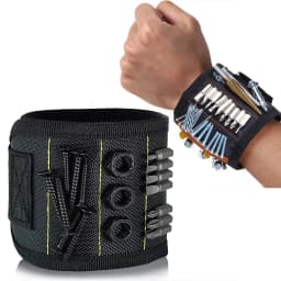 Magnetic Tool Wristband with Strong Nail Suction Working Magnetic Wristband for DIY Crafts Home Improvement