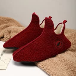 YRZL Winter Slippers Men Couple Slippers Non-slip Warm Women and Men Slipper Indoor Soft Shoes Comfortable Flat Home Cotton Shoe