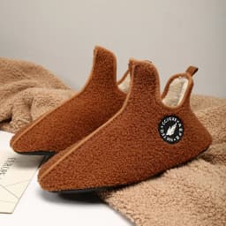 YRZL Winter Slippers Men Couple Slippers Non-slip Warm Women and Men Slipper Indoor Soft Shoes Comfortable Flat Home Cotton Shoe