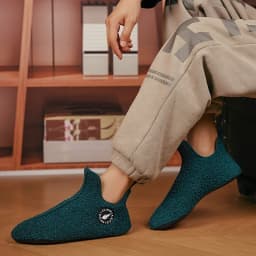 YRZL Winter Slippers Men Couple Slippers Non-slip Warm Women and Men Slipper Indoor Soft Shoes Comfortable Flat Home Cotton Shoe