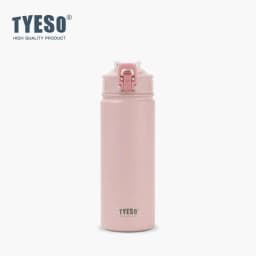 TYESO 750ML New Thermos Bottle With Straw Stainless Steel Car Thermal Cup Sports Water Bottles Keeps Cold and Heat Thermal Mug