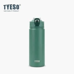 TYESO 750ML New Thermos Bottle With Straw Stainless Steel Car Thermal Cup Sports Water Bottles Keeps Cold and Heat Thermal Mug