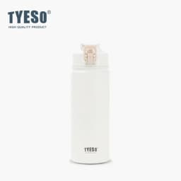 TYESO 750ML New Thermos Bottle With Straw Stainless Steel Car Thermal Cup Sports Water Bottles Keeps Cold and Heat Thermal Mug
