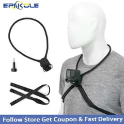 Action Camera Neck Mount Quick Release Chest Mount for GoPro Hero Insta360 DJI OSMO Action Phone Neck Mount Accessories