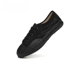 DaFu Flying Men's Athletic Shoes Long Distance Running Jump Far Field Event Canvas Sports Shoes Couple's Loafers Black Sneakers