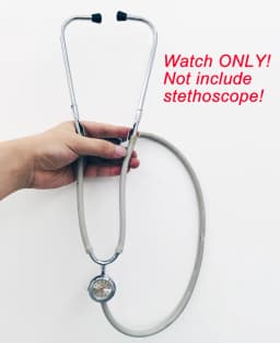 Fob Doctor Clock Clip On Hanging Stethoscope Watch