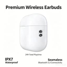 2026 New Air 3【 Pro3 】 Bluetooth Wireless Earbuds With Heart Rate Monitoring, Active Noise Cancellation Headphones, Waterproof for Daily Use, For IPhone IOS Smartphone, Gaming /Sports /Fitness Earphones.