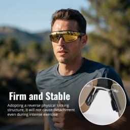 HiBloks Clip On Lenses For Oakley Meta Vanguard Smart Glasses Custom Prescription Lenses Clip-On Replaceable Lens Clear Clip