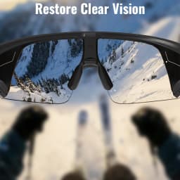 HiBloks Clip On Lenses For Oakley Meta Vanguard Smart Glasses Custom Prescription Lenses Clip-On Replaceable Lens Clear Clip