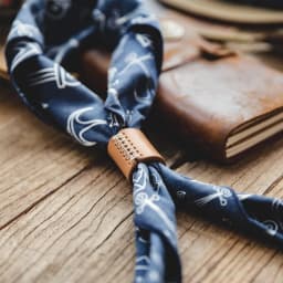 Maden Workwear Retro Square Scarf Jewelry Amekaji Art Cashew Neckband Street Headband Men's Fashion