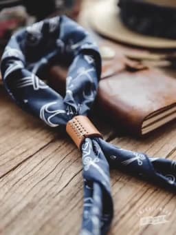 Maden Workwear Retro Square Scarf Jewelry Amekaji Art Cashew Neckband Street Headband Men's Fashion
