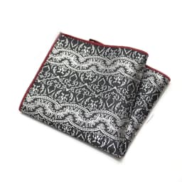 25cm Mens Classic Pocket Square Towel Polyester Paisley Striped Handkerchief Suit Shirt Accessories Wedding Party Navy Red Hanky