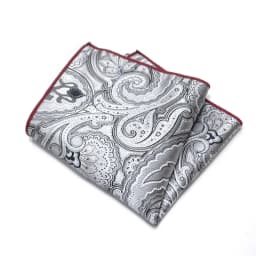 25cm Mens Classic Pocket Square Towel Polyester Paisley Striped Handkerchief Suit Shirt Accessories Wedding Party Navy Red Hanky