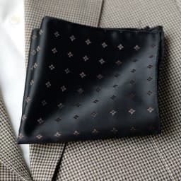 2025 Luxury Formal Pocket Square Navy Striped Floral Silk Handkerchief 24cm Brown Color Hanky Wedding Banquet Accessories Cravat