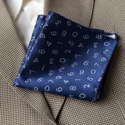 2025 Luxury Formal Pocket Square Navy Striped Floral Silk Handkerchief 24cm Brown Color Hanky Wedding Banquet Accessories Cravat