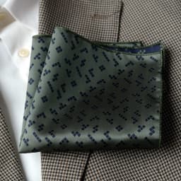 2025 Luxury Formal Pocket Square Navy Striped Floral Silk Handkerchief 24cm Brown Color Hanky Wedding Banquet Accessories Cravat