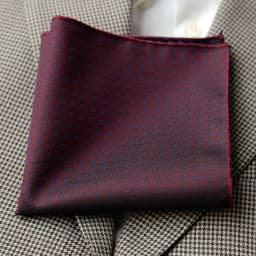 2025 Luxury Formal Pocket Square Navy Striped Floral Silk Handkerchief 24cm Brown Color Hanky Wedding Banquet Accessories Cravat
