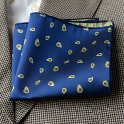 2025 Luxury Formal Pocket Square Navy Striped Floral Silk Handkerchief 24cm Brown Color Hanky Wedding Banquet Accessories Cravat