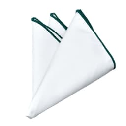 Men's Formal Pocket Square Business Pure White Handkerchief Pocket Towel Solid Hanky Wedding Party Chest Tie Suit Accessories