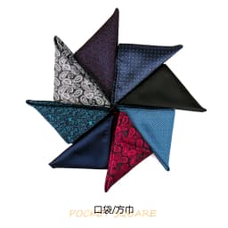 Pocket Square Man Multicolor Dot Paisley Wedding Handkerchief Jacquare Woven Hanky Men Classic Pocket Accessories Gifts Handker