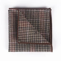 High Quality Hankerchief Scarves Vintage Wool Hankies Men's Pocket Square Handkerchiefs Plaid Solid Woollen Hankies 23*23cm