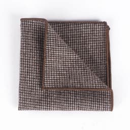 High Quality Hankerchief Scarves Vintage Wool Hankies Men's Pocket Square Handkerchiefs Plaid Solid Woollen Hankies 23*23cm