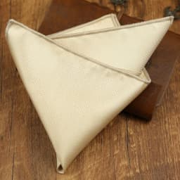24cm Classic Solid Color White Brown Pocket Square Gentleman Elegant Polyester Handkerchief Wedding Business Hanky Men Cravat