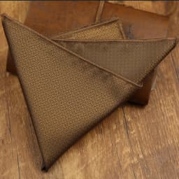 24cm Classic Solid Color White Brown Pocket Square Gentleman Elegant Polyester Handkerchief Wedding Business Hanky Men Cravat