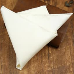 24cm Classic Solid Color White Brown Pocket Square Gentleman Elegant Polyester Handkerchief Wedding Business Hanky Men Cravat