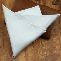 24cm Classic Solid Color White Brown Pocket Square Gentleman Elegant Polyester Handkerchief Wedding Business Hanky Men Cravat