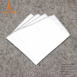 2018 Fashion Mens Cotton White Handkerchief Colorful Rim Pocket Square for Men Women Party Wedding Groom Suits Pocket Hankies