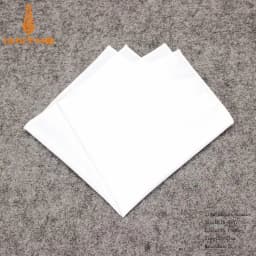 2018 Fashion Mens Cotton White Handkerchief Colorful Rim Pocket Square for Men Women Party Wedding Groom Suits Pocket Hankies