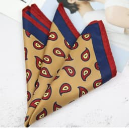 New Dot Red Print Pocket Square Floral Chest Towel Paisley Suits Wedding Gentlemen Hankies Men's Handkerchiefs Pocket Squares