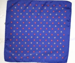 Women's Handkerchief for Paisley Artificial Silk Scarf Men's Pocket Towel Square Scarf Chest Towel for Wedding Flower Print