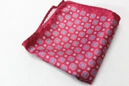 Women's Handkerchief for Paisley Artificial Silk Scarf Men's Pocket Towel Square Scarf Chest Towel for Wedding Flower Print