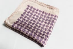 Women's Handkerchief for Paisley Artificial Silk Scarf Men's Pocket Towel Square Scarf Chest Towel for Wedding Flower Print