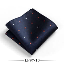 23cm Classic Polka Dot Men Pocket Square Formal Suit Handkerchief Groom Wedding Chest Scarf Black Red Blue Green Polyester Hanky