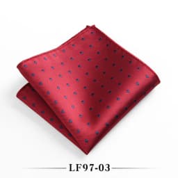 23cm Classic Polka Dot Men Pocket Square Formal Suit Handkerchief Groom Wedding Chest Scarf Black Red Blue Green Polyester Hanky