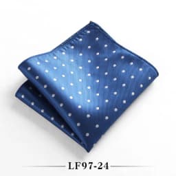 23cm Classic Polka Dot Men Pocket Square Formal Suit Handkerchief Groom Wedding Chest Scarf Black Red Blue Green Polyester Hanky